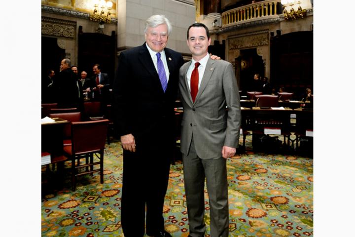 Senator Michael F. Nozzolio and Senator David Carlucci