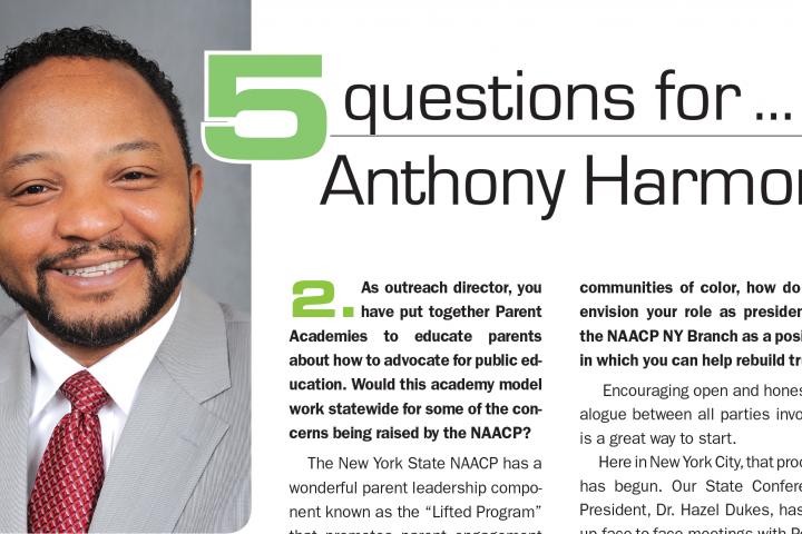 Newsclip: NYSUT Interviews Anthony Harmon, President of the New York NAACP