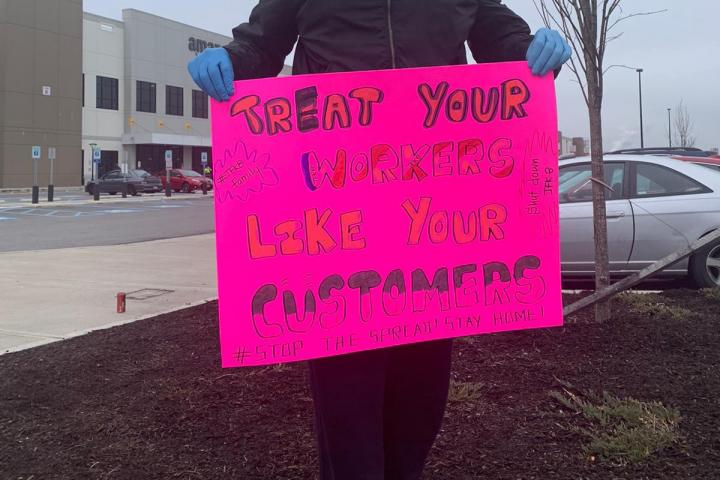 Treat your workers like your customers sign