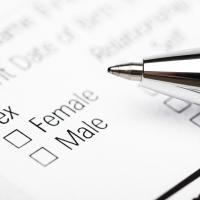 Identity boxes on a form.