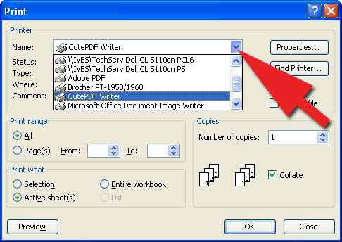 Quick Tips create a pdf