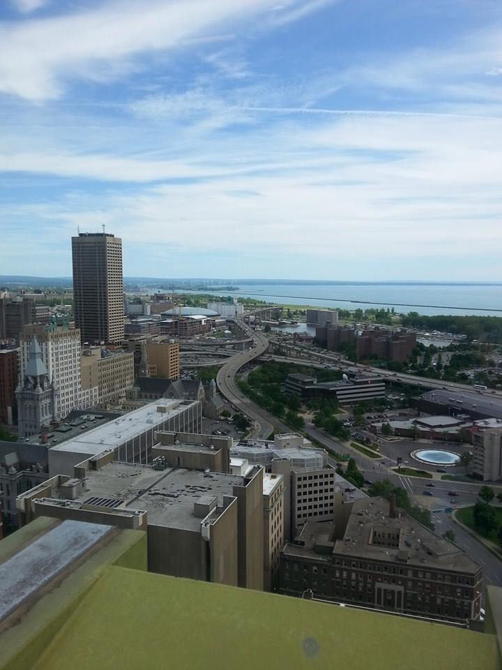 The view from the Buffalo City Hall Observation Deck