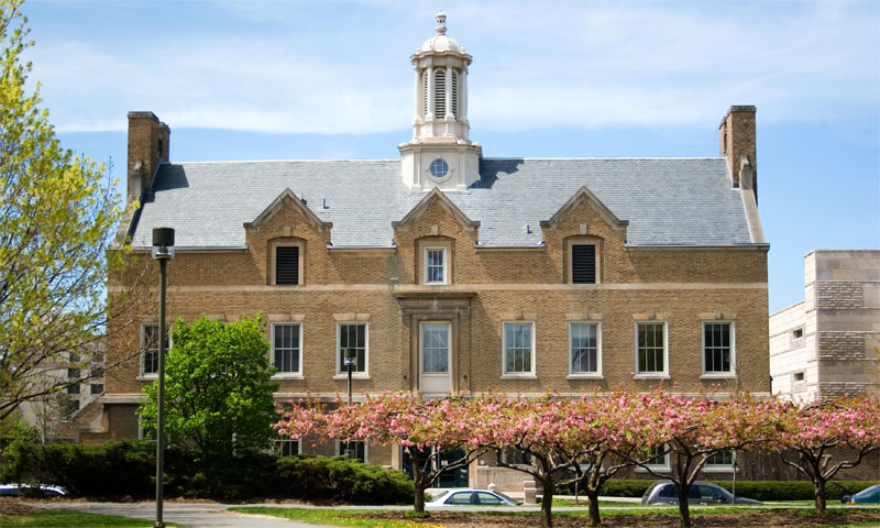 King Shaw Hall (ILR Conference Center) from Garden Ave.