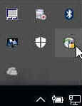 Windows icon showing a locked vpn