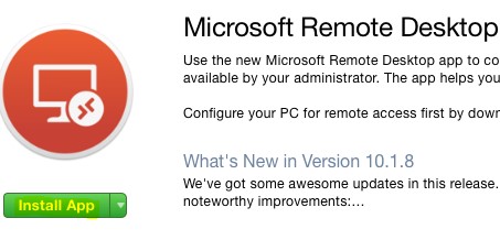 Install remote Desktop