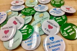 Pins for political reform