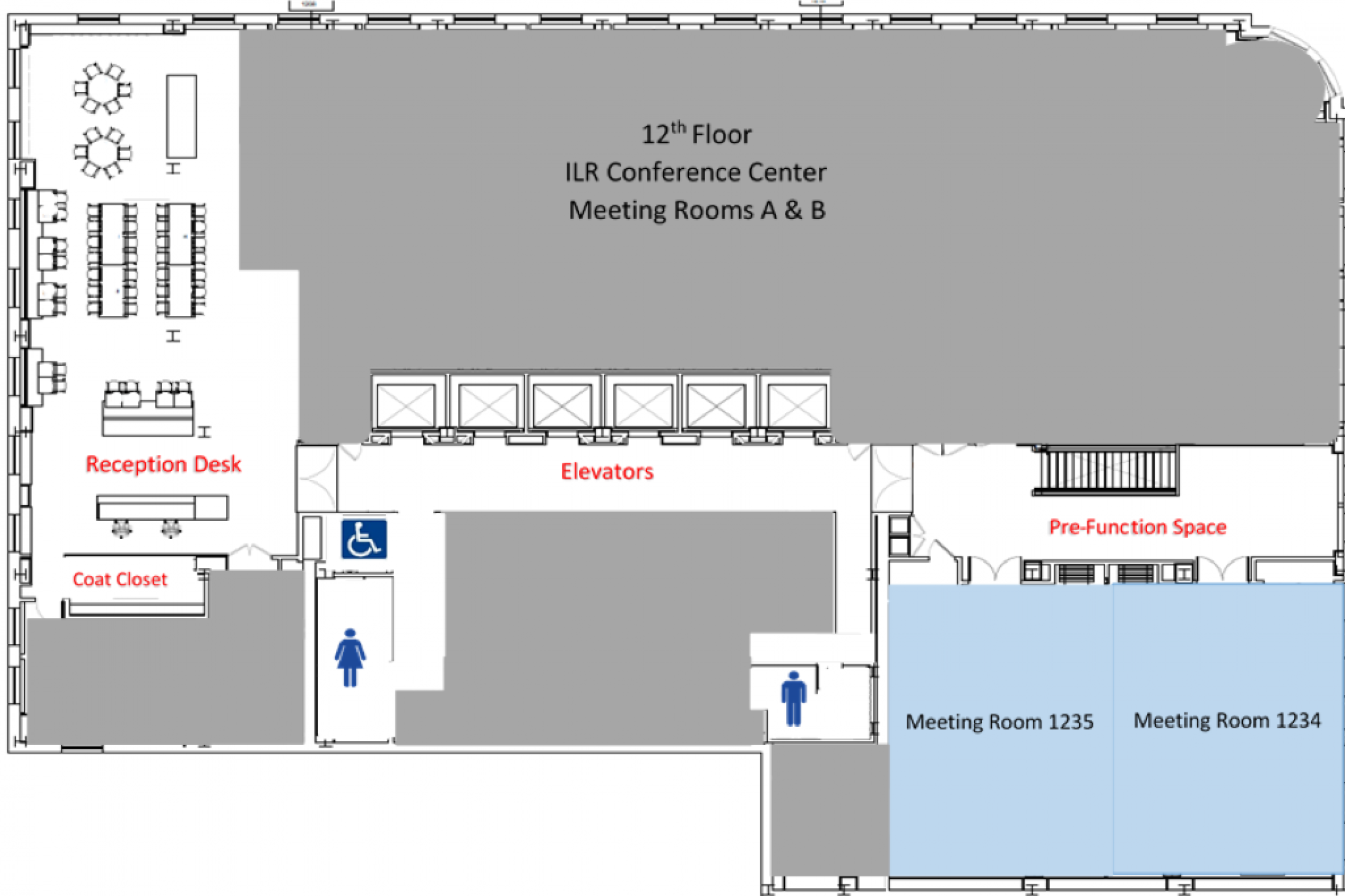 Floor Plans and Capacities | The ILR School | Cornell University
