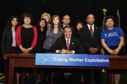 Governor Cuomo signs legislation to protect Nail Salon Workers