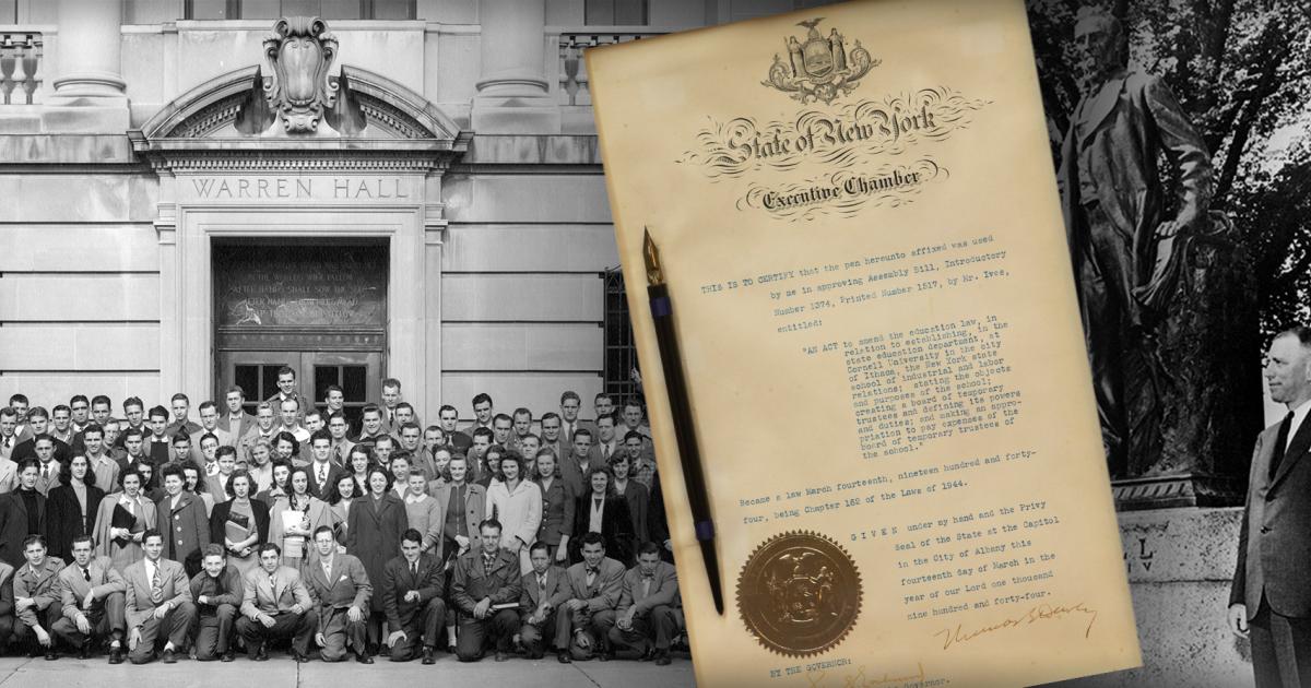 ILR School Founded 75 Years Ago The ILR School Cornell University