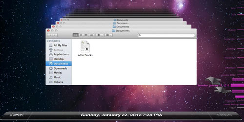 Time Machine documents Time Machine documents