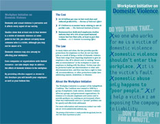 Domestic violence brochure